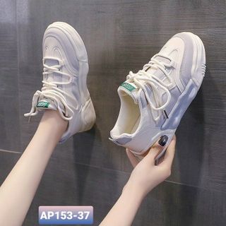 Giày thể thao nữ trắng phối màu dễ thương AP153