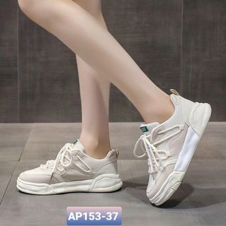 Giày thể thao nữ trắng phối màu dễ thương AP153