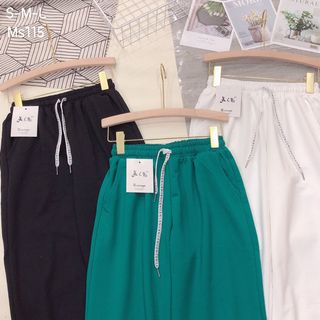 Quần thun ống bo dây kiểu chất