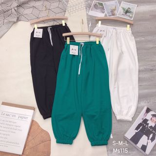 Quần thun ống bo dây kiểu chất