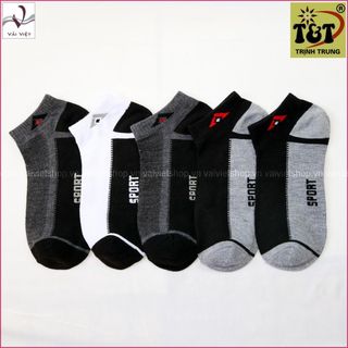 Vớ Nam - Bộ 10 Đôi  Chất Liệu Coton Thời Trang, Co Giãn Mềm Mại Thấm Hút Tốt