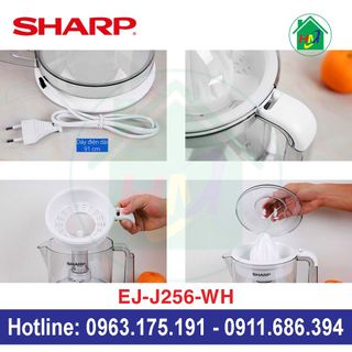 Máy Vắt Cam Sharp 0.6L EJ-J256-WH