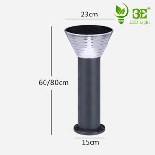 Đèn cắm cỏ sân vườn năng lượng mặt trời 3E LED LIGHT AZFL-NTS-003 bằng nhôm