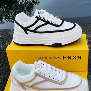 Giày thể thao nữ màu trắng viền màu đẹp S2935