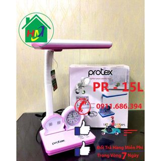 Đèn Học Để Bàn Hình Ngôi Nhà Có Đồng Hồ Protex PR-015L