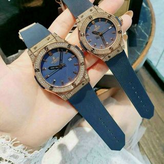 ĐỒNG HỒ HUBLOT 2 VIỀN HỘT CẶP CAO CẤP