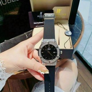 ĐỒNG HỒ HUBLOT 2 VIỀN HỘT CẶP CAO CẤP