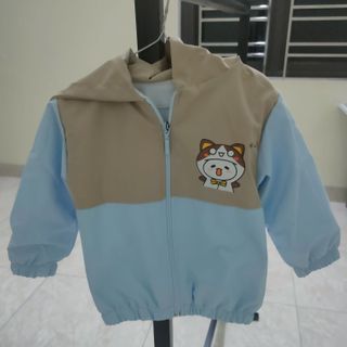 Áo gió 2 lớp lót nỉ siêu đáng yêu cho bé