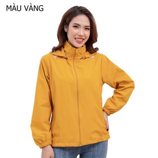 Áo khoác gió nữ 2 lớp cao cấp cản gió, chống bụi, chống nước cao cấp