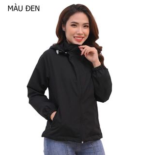 Áo khoác gió nữ 2 lớp cao cấp cản gió, chống bụi, chống nước cao cấp