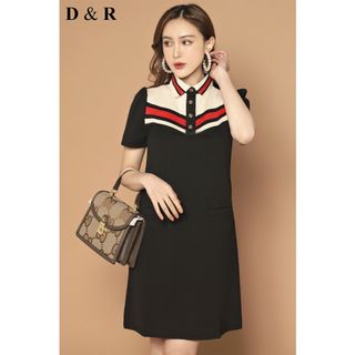 Đầm polo nữ bigsize hộ tiết sang trọng D0104