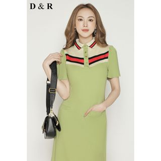 Đầm polo nữ bigsize hộ tiết sang trọng D0104