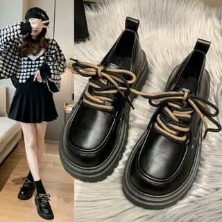 Giày Bốt nữ cổ thấp phong cách hàn đẹp A2