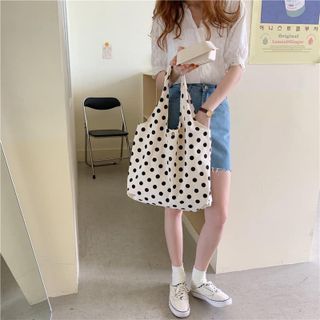 Túi Tote Chấm Bi Hàng Quảng Châu