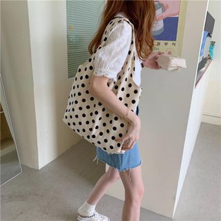 Túi Tote Chấm Bi Hàng Quảng Châu