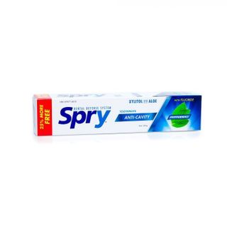 Kem đánh răng Spry Peppermint No Flour- 141g - XLEAR USA