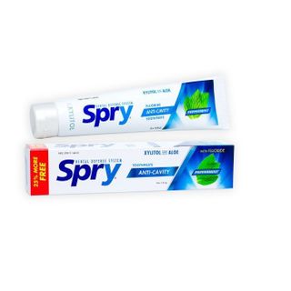 Kem đánh răng Spry Peppermint No Flour- 141g - XLEAR USA