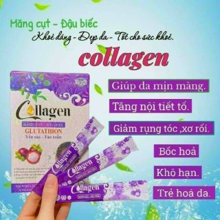 Collagen Măng Cụt Đậu Biếc