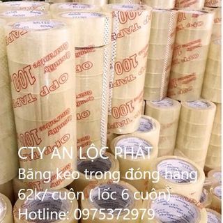 Băng keo trong, Băng keo dán thùng, Băng keo hàng dễ vỡ giá sỉ