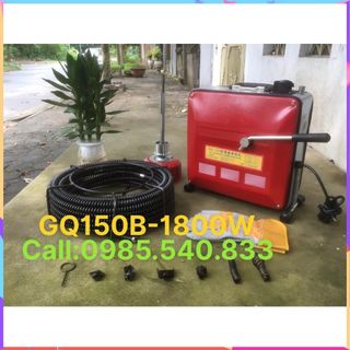 Máy thông tắc cống lò xo GQ150B Công Suất 1800W