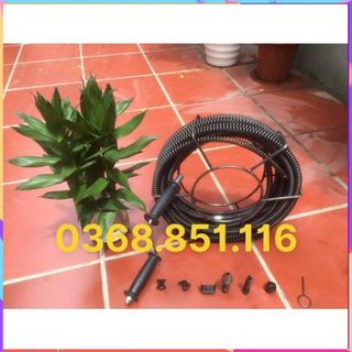Dây thông tắc dùng tay quay dài 21M ( 21M + 6 đầu thông + tay quay....)
