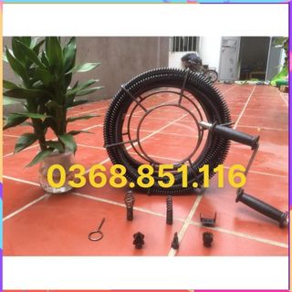 Dây thông tắc dùng tay quay dài 21M ( 21M + 6 đầu thông + tay quay....)