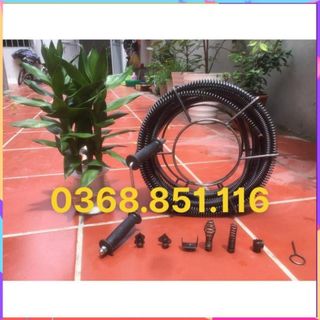 Dây thông tắc dùng tay quay dài 21M ( 21M + 6 đầu thông + tay quay....)
