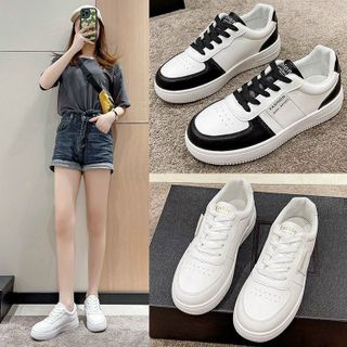 Giày thể thao nữ trắng da mềm êm chân AP29