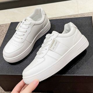 Giày thể thao nữ trắng da mềm êm chân AP29