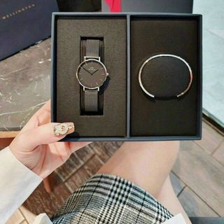 SET ĐỒNG HỒ D W KÈM CUFF CAO CẤP
