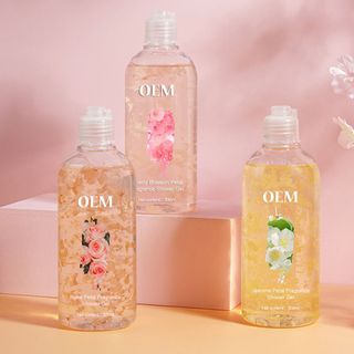 Gia công sữa tắm gel cánh hoa đạt chuẩn GMP