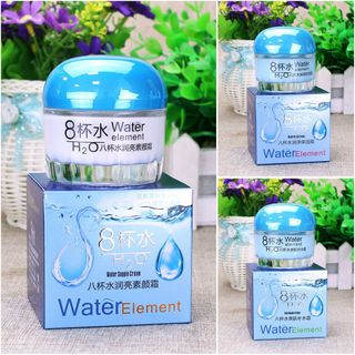 Bộ 3 kem Dưỡng H2O Water Element Cấp ẩm , làm sáng , Căng bóng da, Chống nắng ,trị nám giúp da đều màu ,se khít lỗ chân lông ( 1hop 55g )