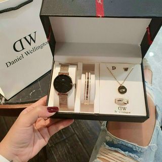 SET ĐỒNG HỒ D W KÈM TRANG SỨC CAO CẤP
