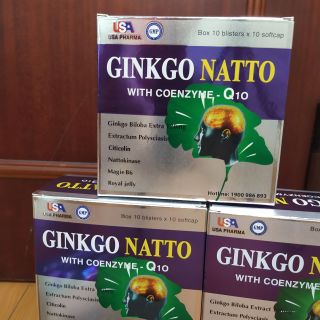 Bổ Não Ginkgo Natto Q10 Tím