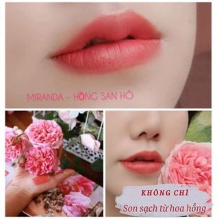 Son Kem Lì - Không Chì Tại Vườn Organic_Màu Hồng San Hô giá sỉ