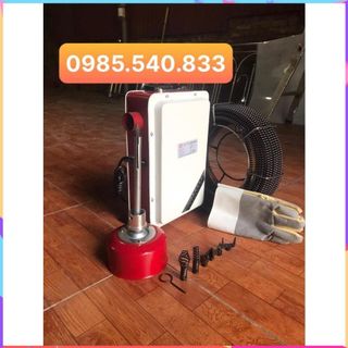 Máy thông cống GQ100-900W,động cơ máy tạo ra mô men xoắn và chuyền chuyển động xoay thông qua dây xoắn dạng lò xo.tối ưu