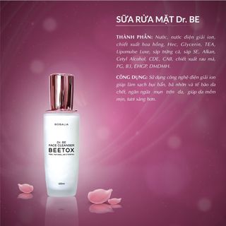 Sữa Rữa Mặt Dr. Be Beetox Rosalia _ Da Căng Mịn Như Nhung Sau Khi Dùng _ Sạch Sâu _ Không Bào Mòn Da Lọ 100ml giá sỉ