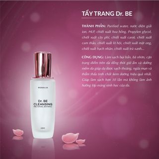 Tẩy Trang Dr. Be Cleansing Rosalia Giúp Sạch Sâu Mà Không Bào Mòn Da Lọ 100ml giá sỉ