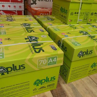 Giấy In A4 IK Plus 70GSM-Giấy A4 Trắng-Đẹp-Không Kẹt Giấy