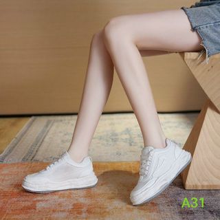 Giày thể thao nữ trắng da mềm êm chân AP31