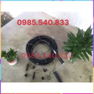 Dây thông tắc dùng tay quay dài 18M ( 18M + 6 đầu thông + tay quay....)