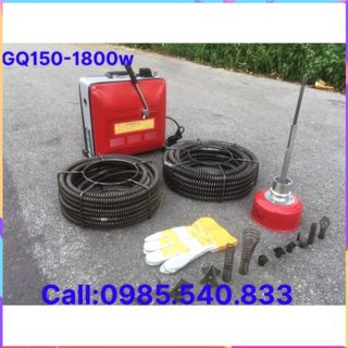 Máy thông tắc nghẹt GQ150 công xuất 1800W dùng cho dịch vụ