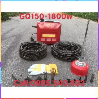 Máy thông tắc nghẹt GQ150 công xuất 1800W dùng cho dịch vụ