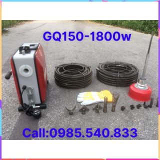 Máy thông tắc nghẹt GQ150 công xuất 1800W dùng cho dịch vụ
