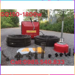 Máy thông tắc nghẹt GQ150 công xuất 1800W dùng cho dịch vụ