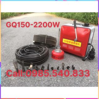 Chọn bộ máy thông tắc cống GQ150 cống xuất 2200W