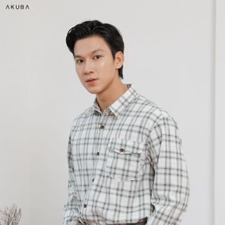 ÁO SƠ MI TAY DÀI AKUBA 01J0296