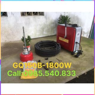 Máy thông tắc bồn cầu lò xo GQ150B - Công suất lớn 1800w
