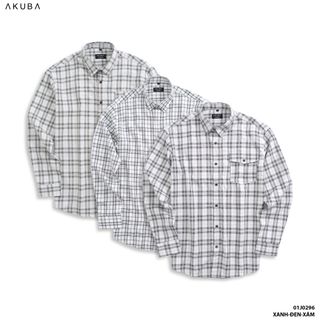 ÁO SƠ MI TAY DÀI AKUBA 01J0296