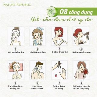 Gel nha đam dưỡng ẩm lô hội nature public Hàn